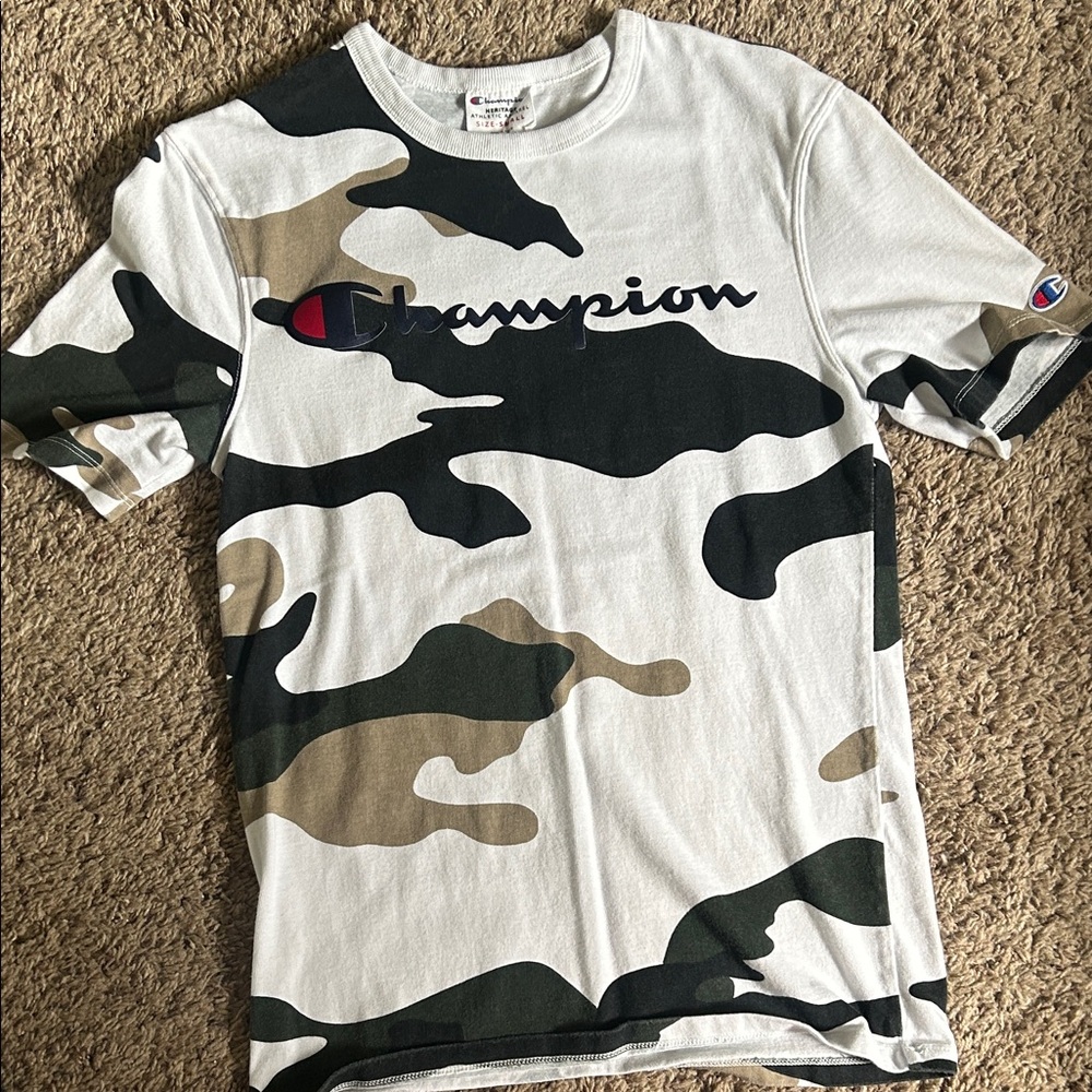Champion Men's Camo Short Sleeve Tee